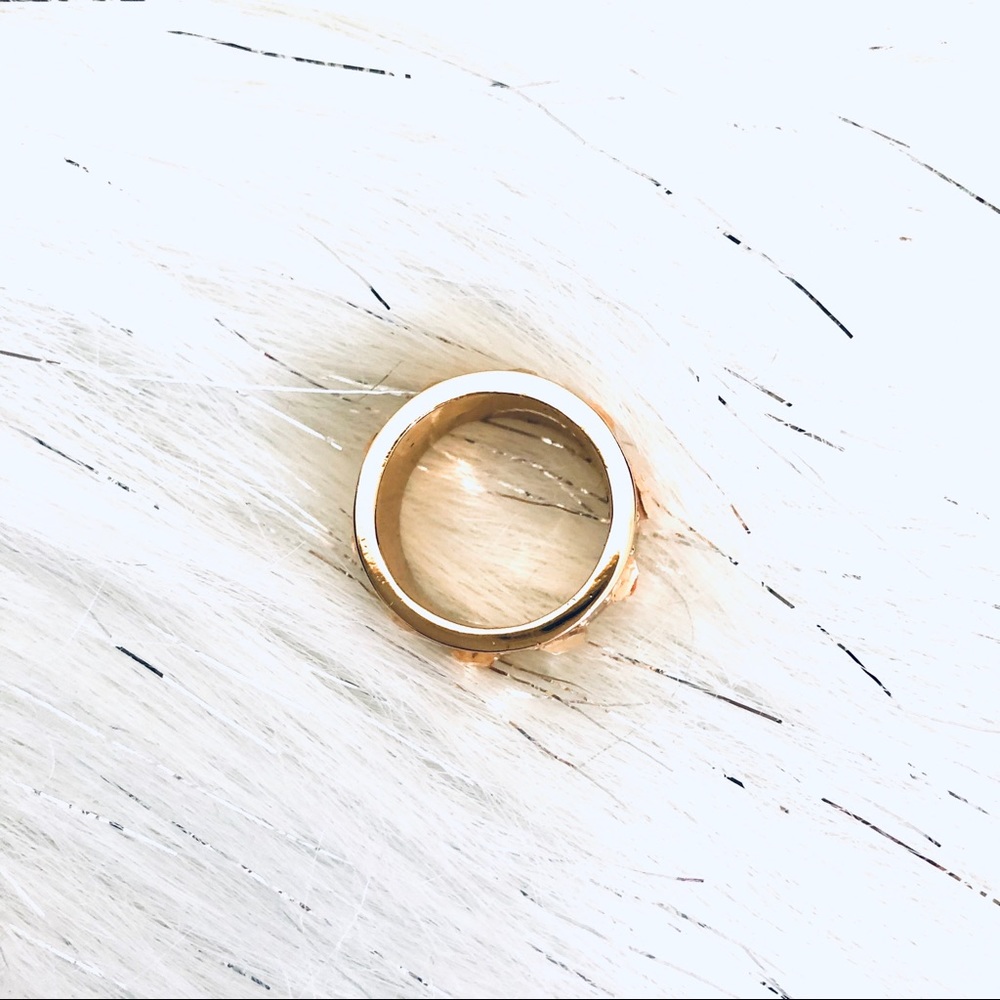 EXPRESS GOLD RINGS.SIZE 7 - Picture 4 of 4